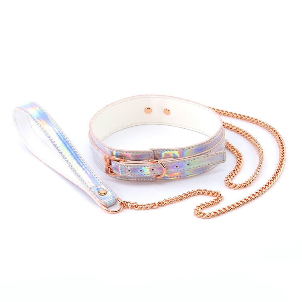 Cosmo 6-Piece Rainbow Metallic Bondage Set - RodeoH