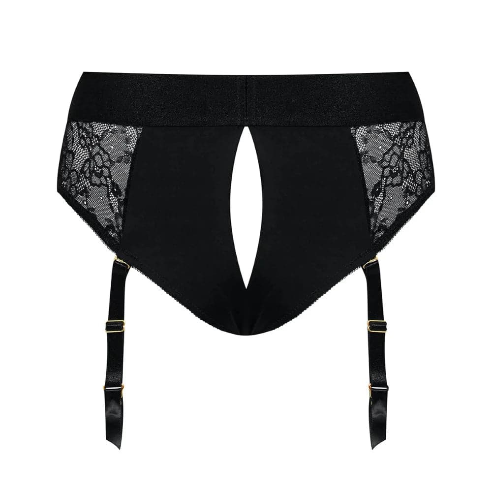 Diva Lingerie Lace Harness by Strap-On-Me - Black - RodeoH