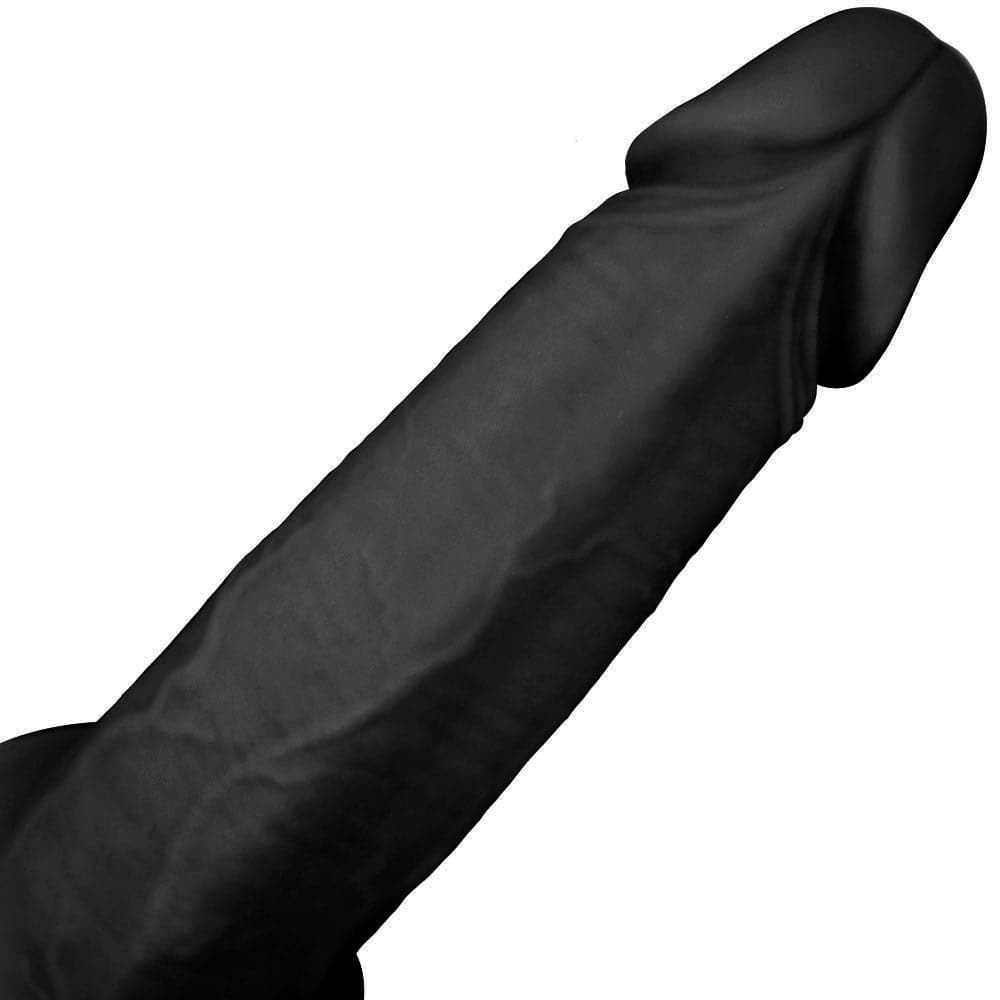 Double Trouble - Double-Ended Silicone Dildo - Black - RodeoH