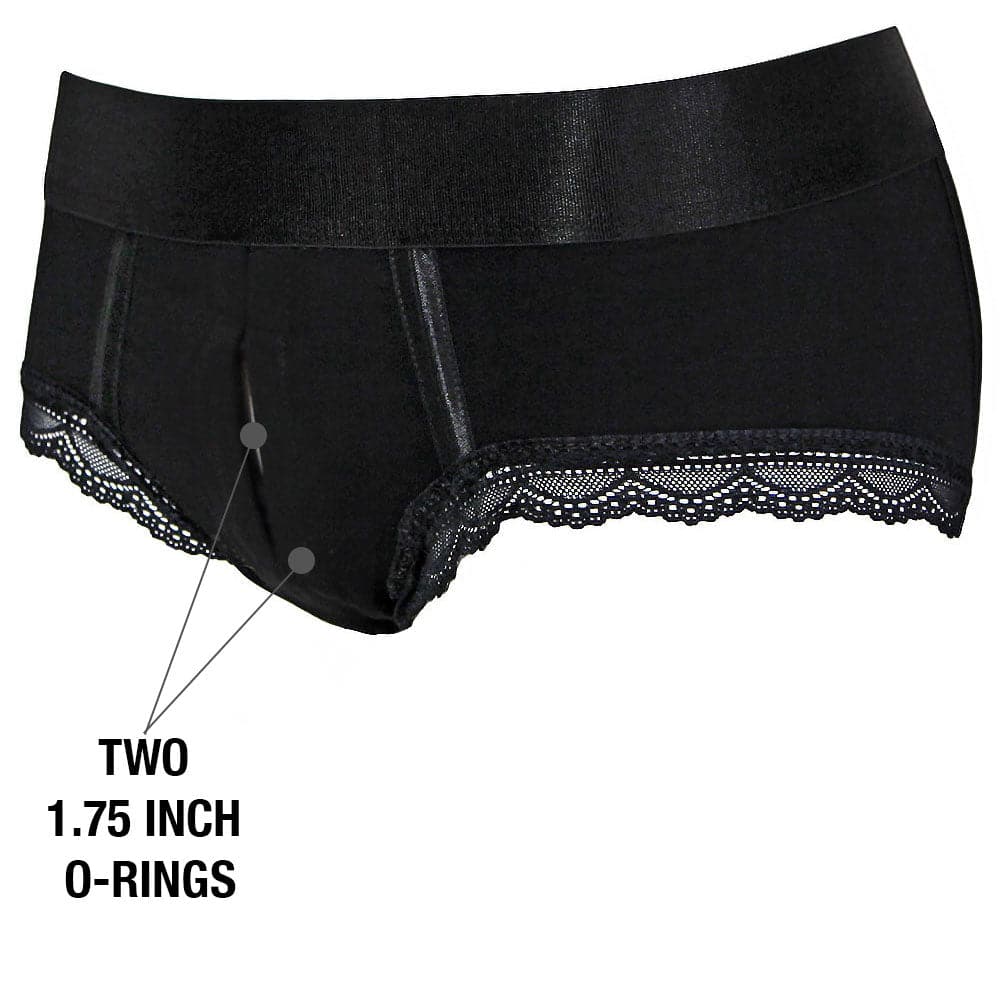 Duo Panty Harness - Black - RodeoH