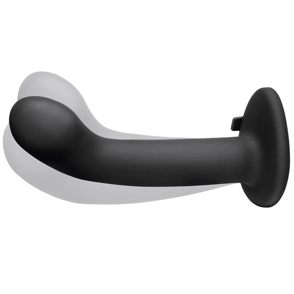 6 inch p spot g spot silicone peg with harness vibrating remote control
