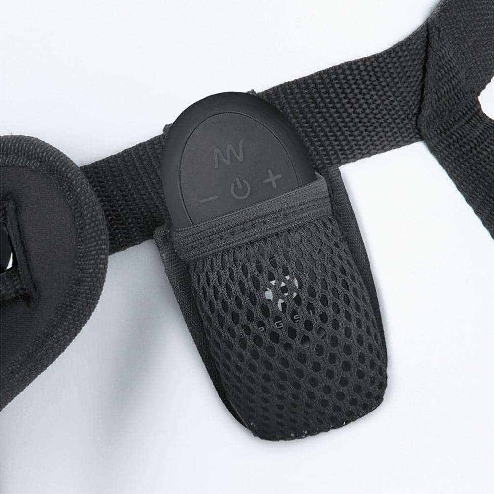 6 inch p spot g spot silicone peg with harness vibrating remote control