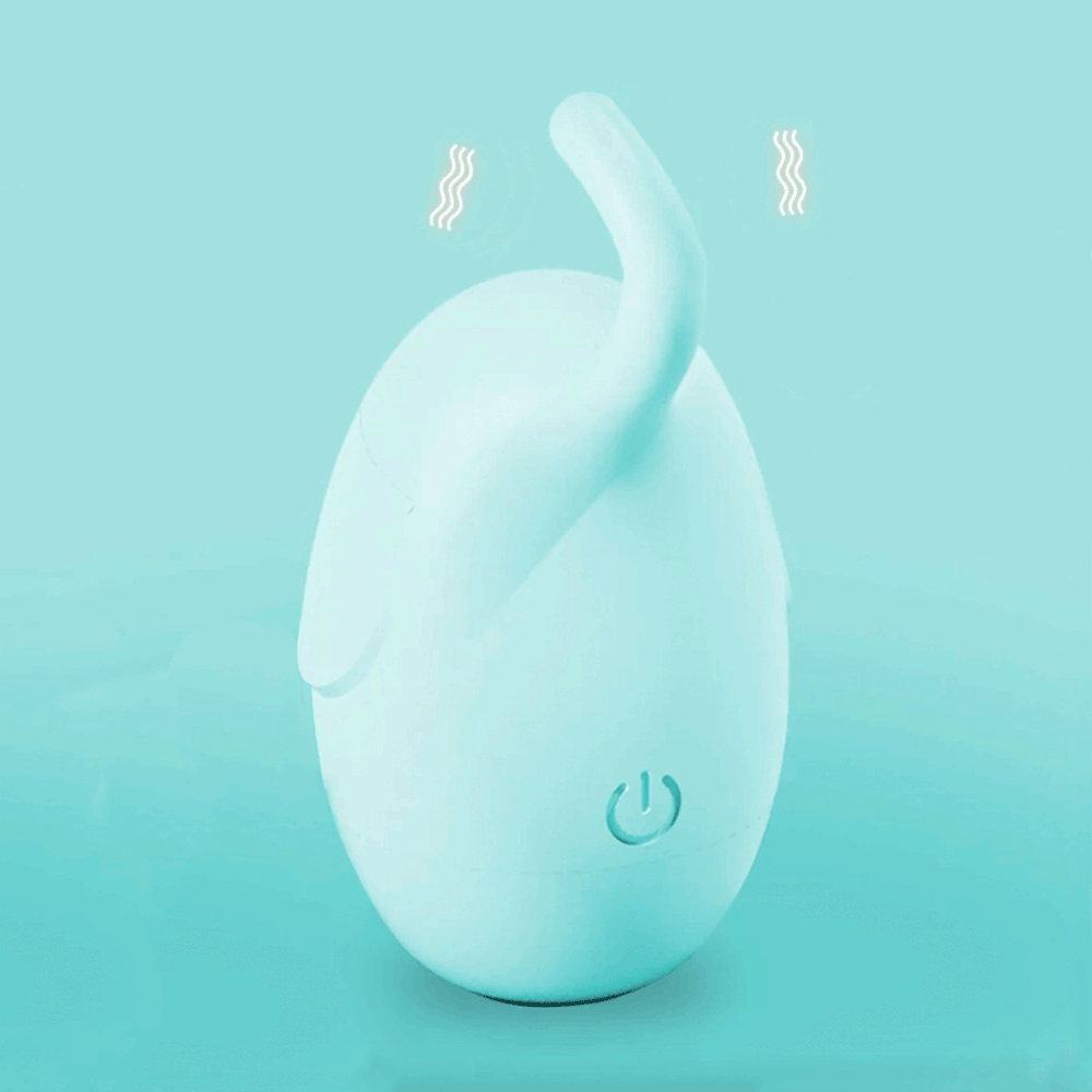 Elle - Multifunction Silicone Egg Bullet Vibrator - Mint - RodeoH