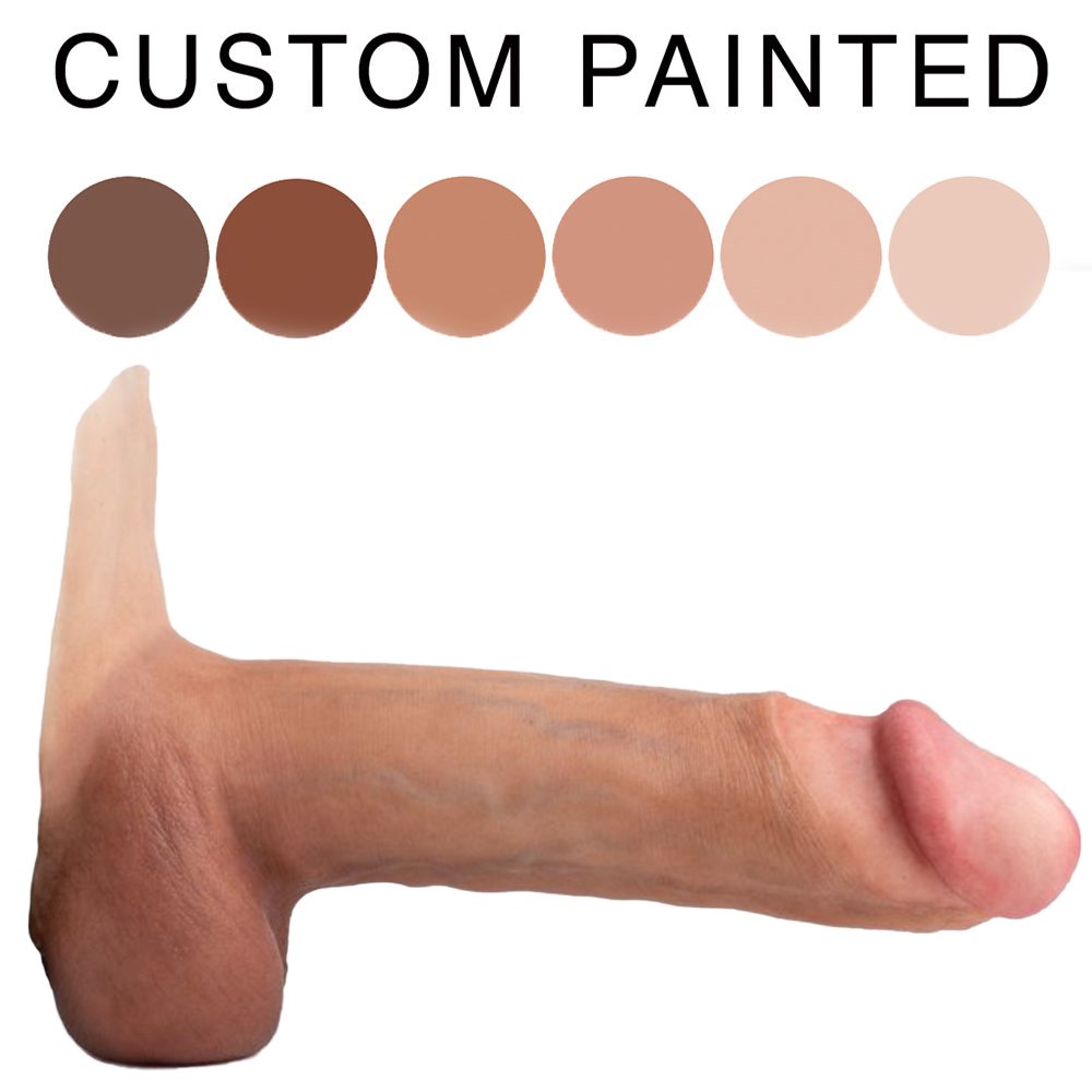Erect 12 Custom Painted Dildo - RodeoH
