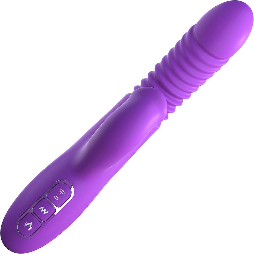 Fantasy For Her Ultimate Thruster and Clit Stimulator Rechargeable - Purple - RodeoH