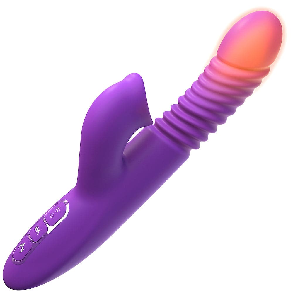 Fantasy For Her Ultimate Thruster and Clit Stimulator Rechargeable - Purple - RodeoH