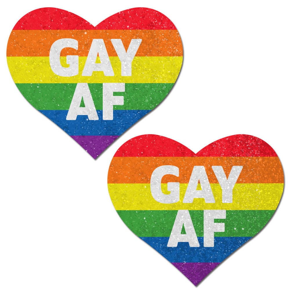 Glitter Rainbow Gay AF Pasties by Pastease® - RodeoH