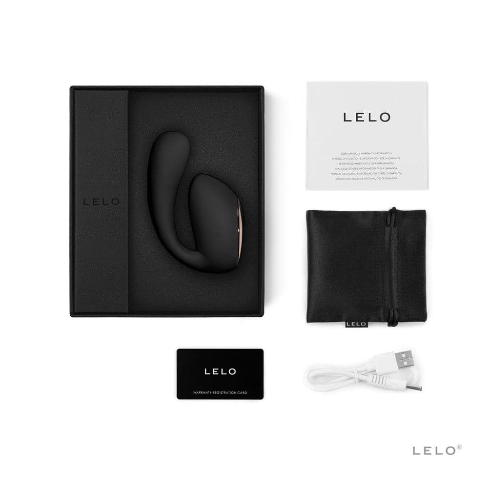 IDA Wave™ App-Controlled Wave Motion Dual Stimulator by LELO - Onyx - RodeoH