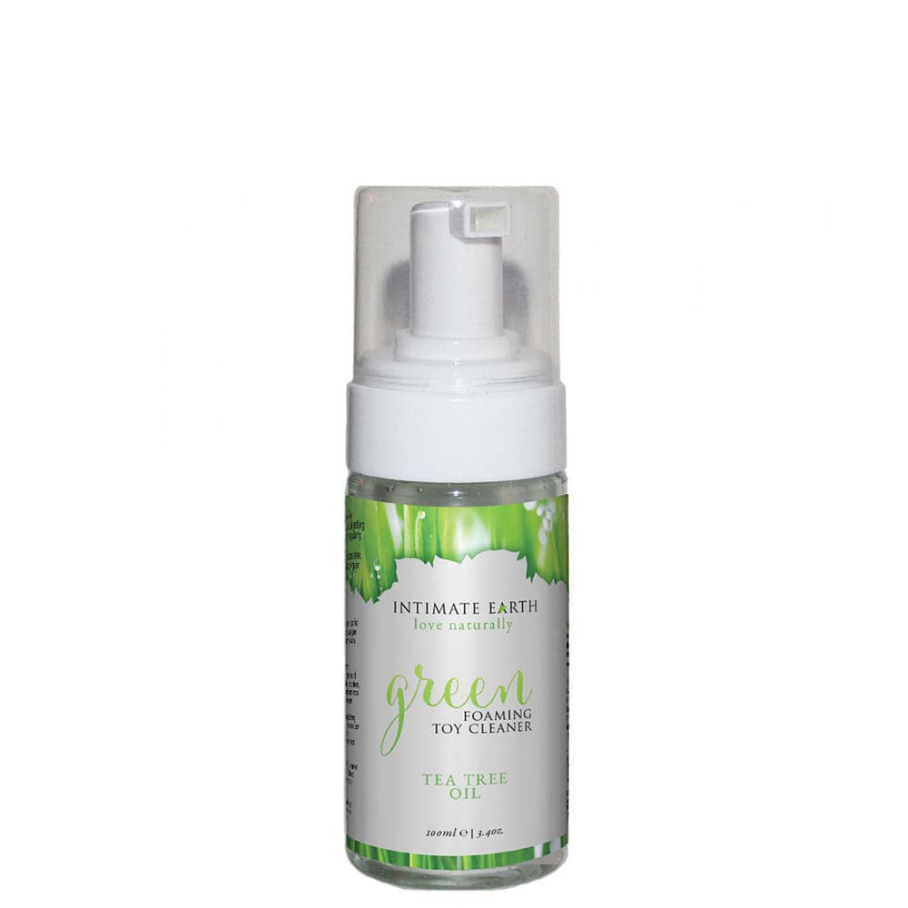 Intimate Earth Green Foaming Toy Cleaner 3.4 oz - RodeoH