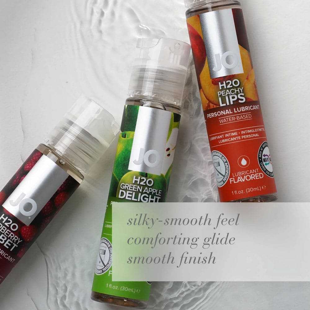 jo h2o water based lubricant flavors