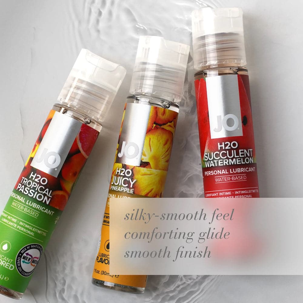 jo h2o water based lubricant flavors