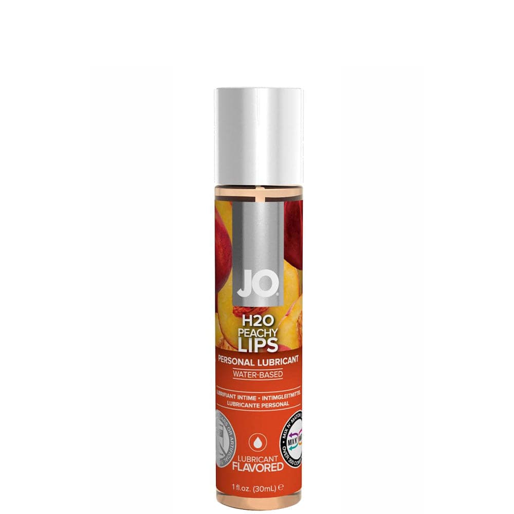 jo h2o water based lubricant peachy lips flavor 10z