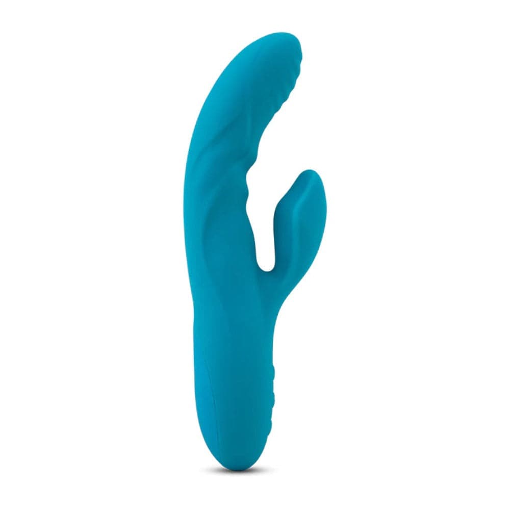 Kiah Nubii Silicone Dual Stimulation Vibe by Nü Sensuelle - Teal - RodeoH
