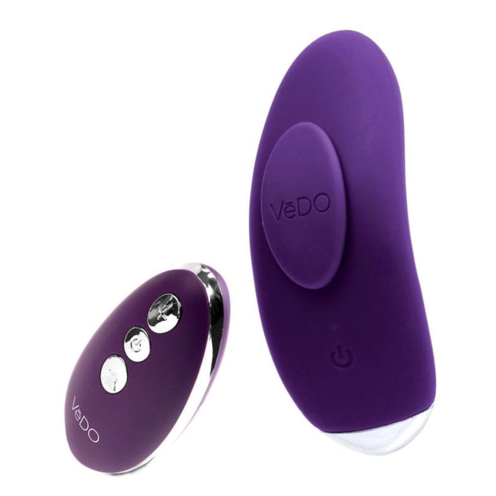 NIKI Rechargeable Remote Control Panty Vibe - Purple - RodeoH