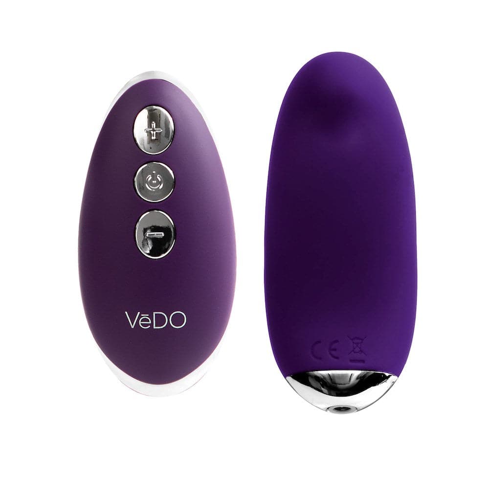 NIKI Rechargeable Remote Control Panty Vibe - Purple - RodeoH
