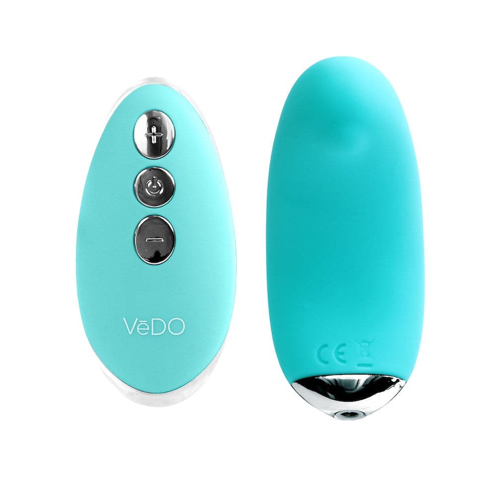 NIKI Rechargeable Remote Control Panty Vibe - Turquoise - RodeoH