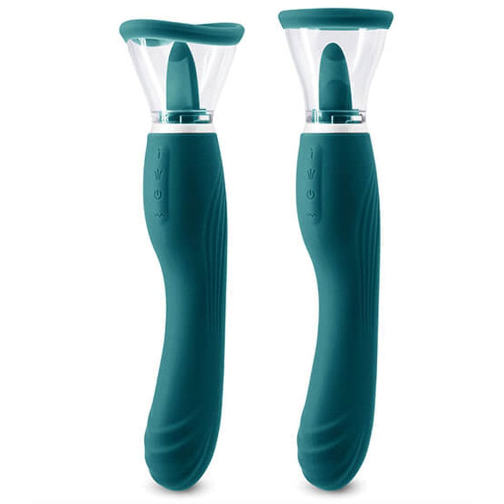 NS Novelties INYA Triple Delight Vibrator - Teal - RodeoH