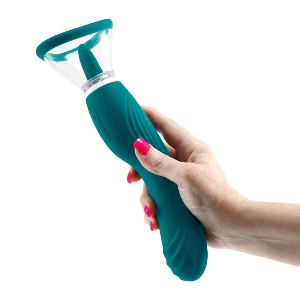 NS Novelties INYA Triple Delight Vibrator - Teal - RodeoH