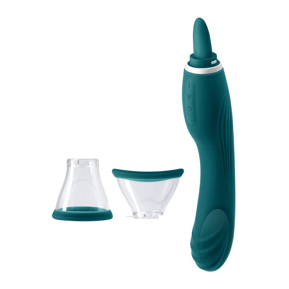 NS Novelties INYA Triple Delight Vibrator - Teal - RodeoH