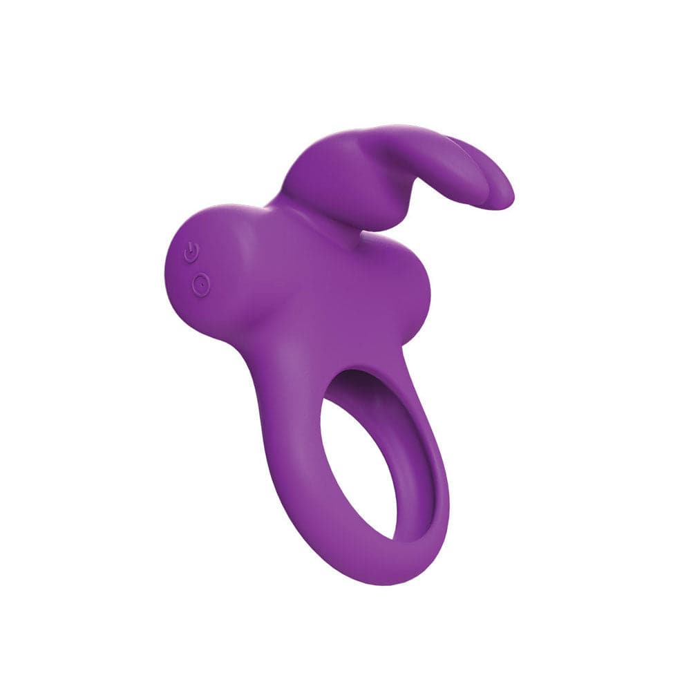 Ohhh Frisky Bunny Vibrating C-Ring - Purple - RodeoH
