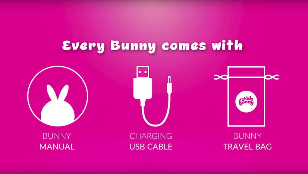 Ohhh Frisky Bunny Vibrating C-Ring - Purple - RodeoH