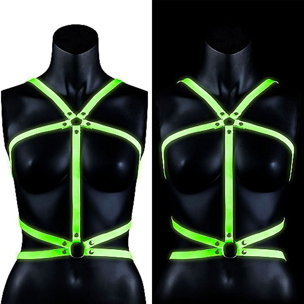 Ouch! Glow in the Dark Chest Harness - RodeoH