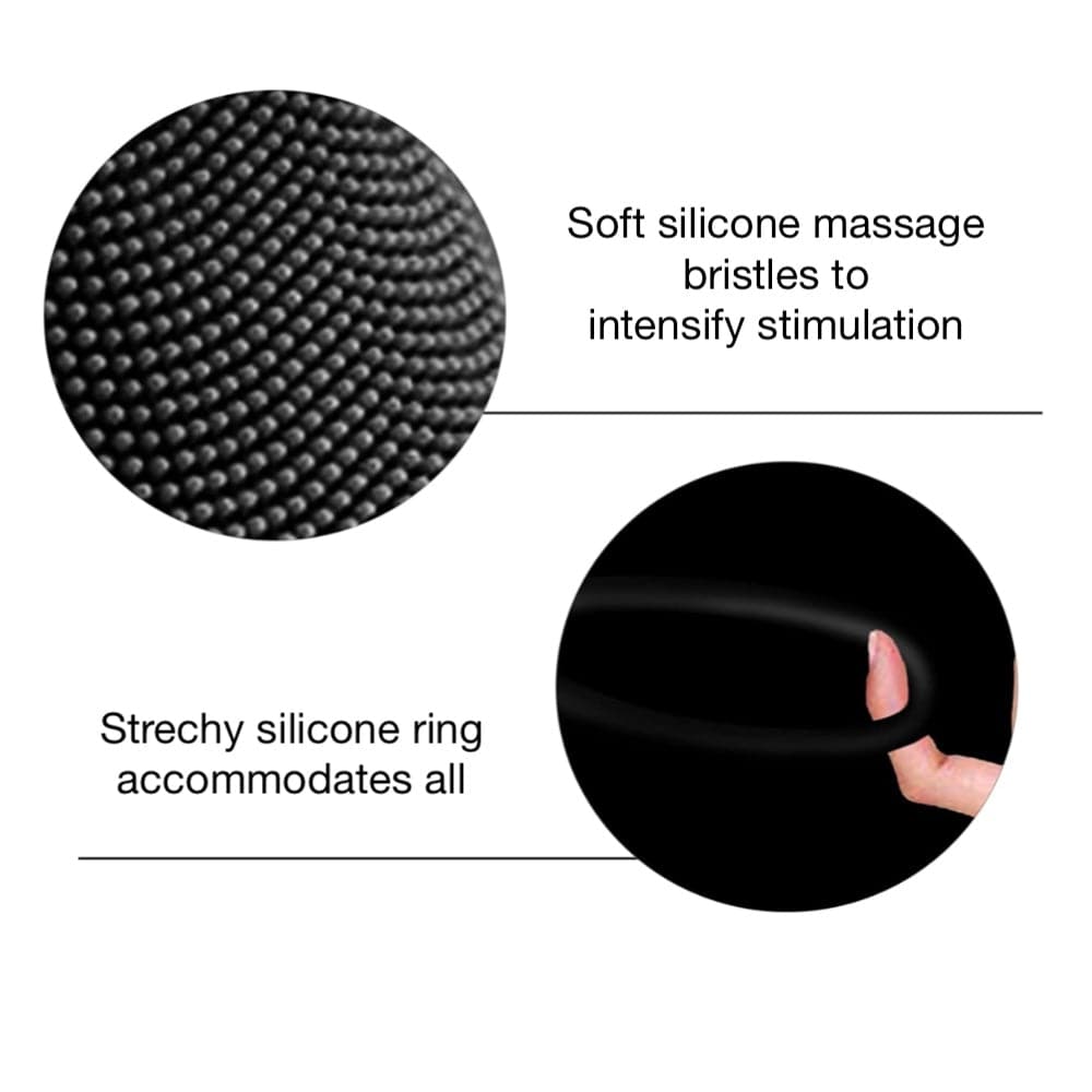 Rechargeable Vibrating Silicone C-Ring - RodeoH