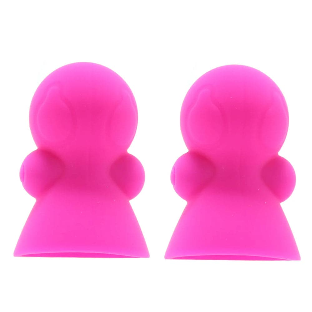 Seduce Me Silicone Vibrating Nipple Suckers - RodeoH