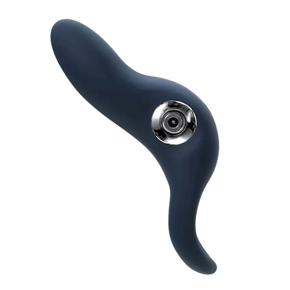 Sexy Bunny Rechargeable Vibrating C-Ring - Black - RodeoH