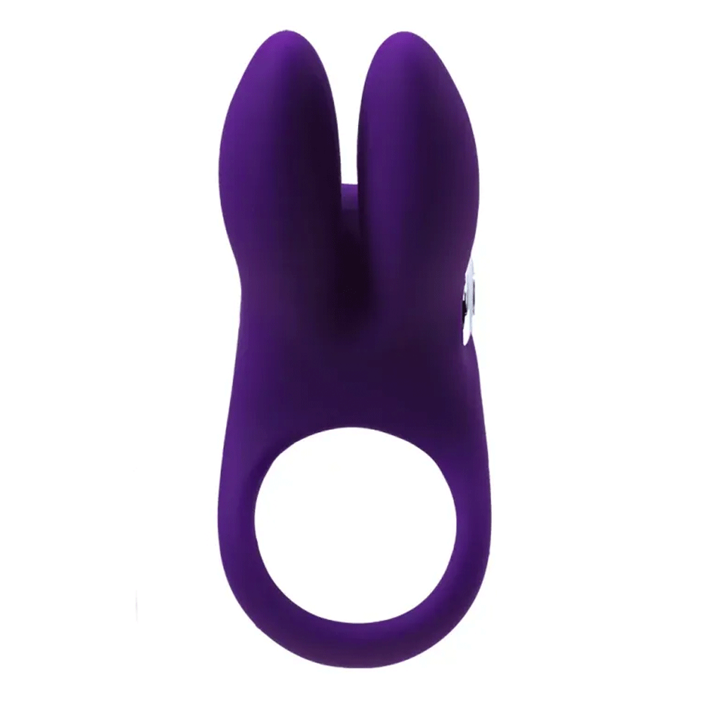 Sexy Bunny Rechargeable Vibrating C-Ring - Purple - RodeoH