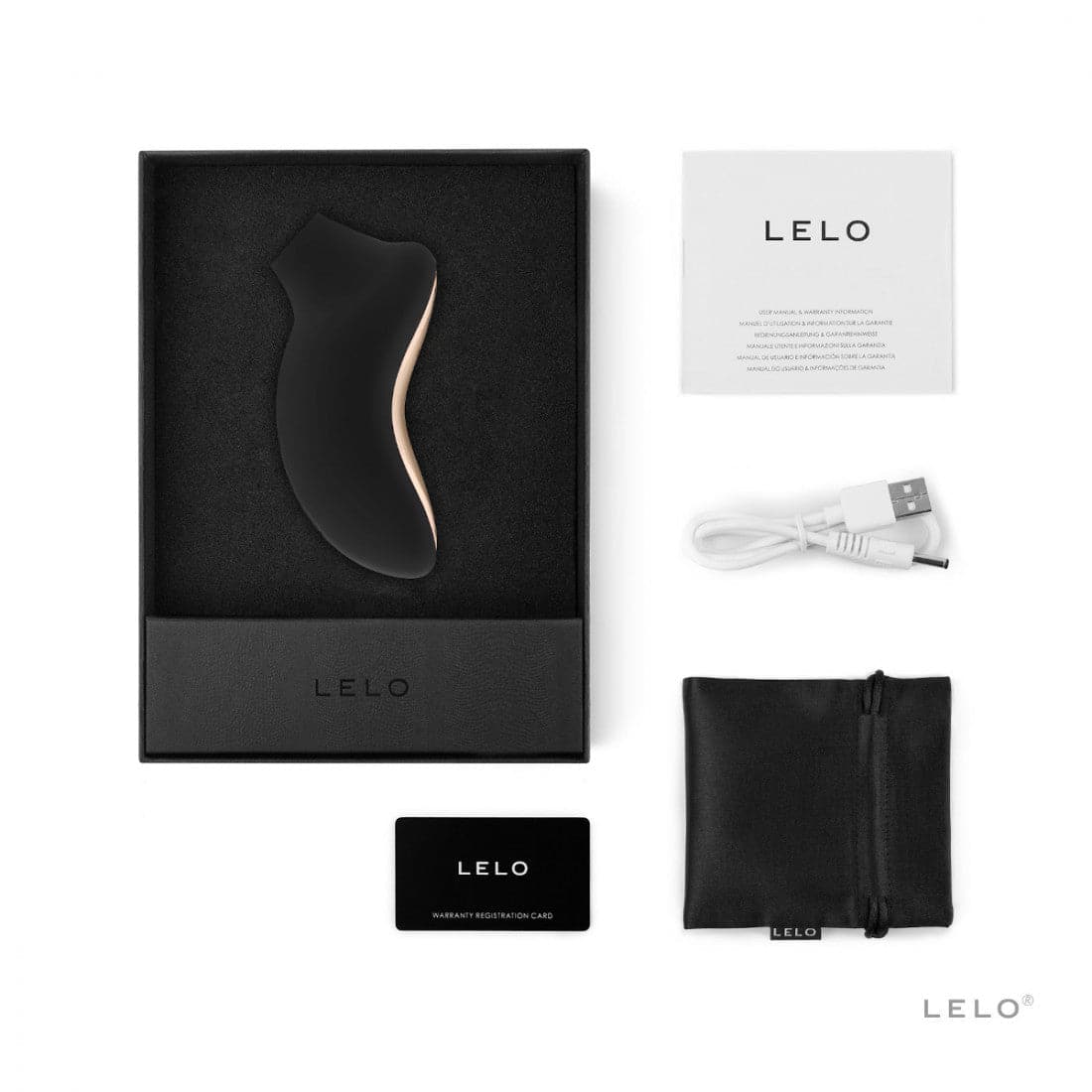 Sona™ Cruise Sensonic Clitoral Stimulator by LELO - Onyx - RodeoH