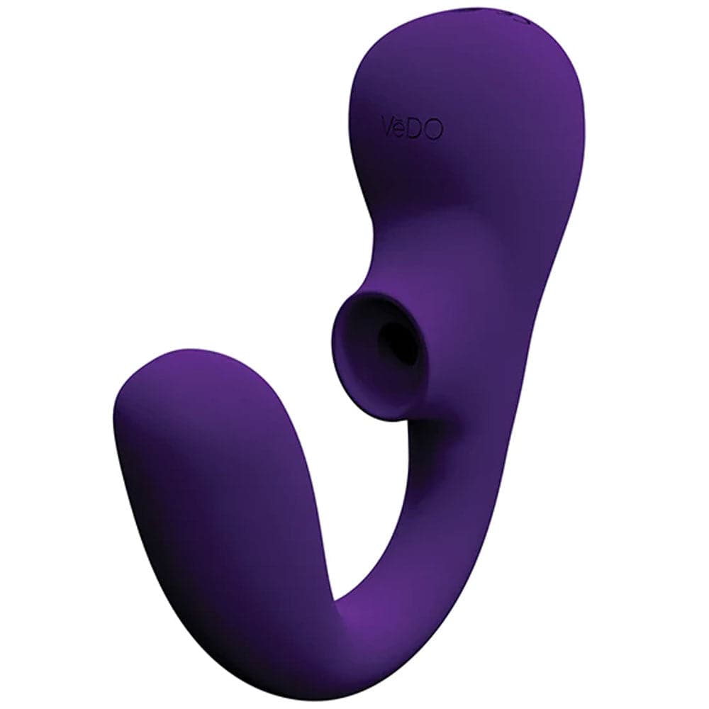 Suki Plus Silicone Dual Sonic Stimulator - Rechargeable - Purple - RodeoH