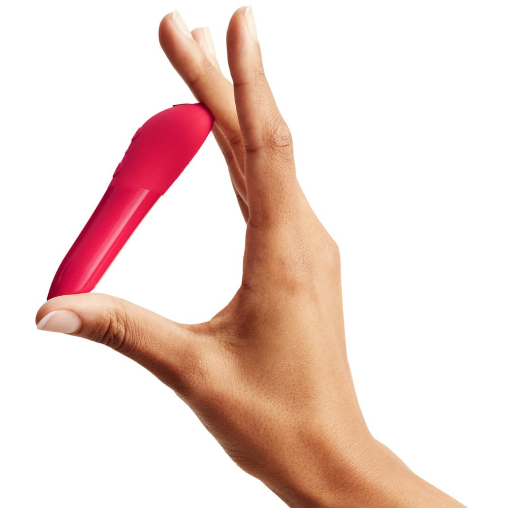 TANGO X Powerful Waterproof Bullet Vibrator - Cherry Red - RodeoH