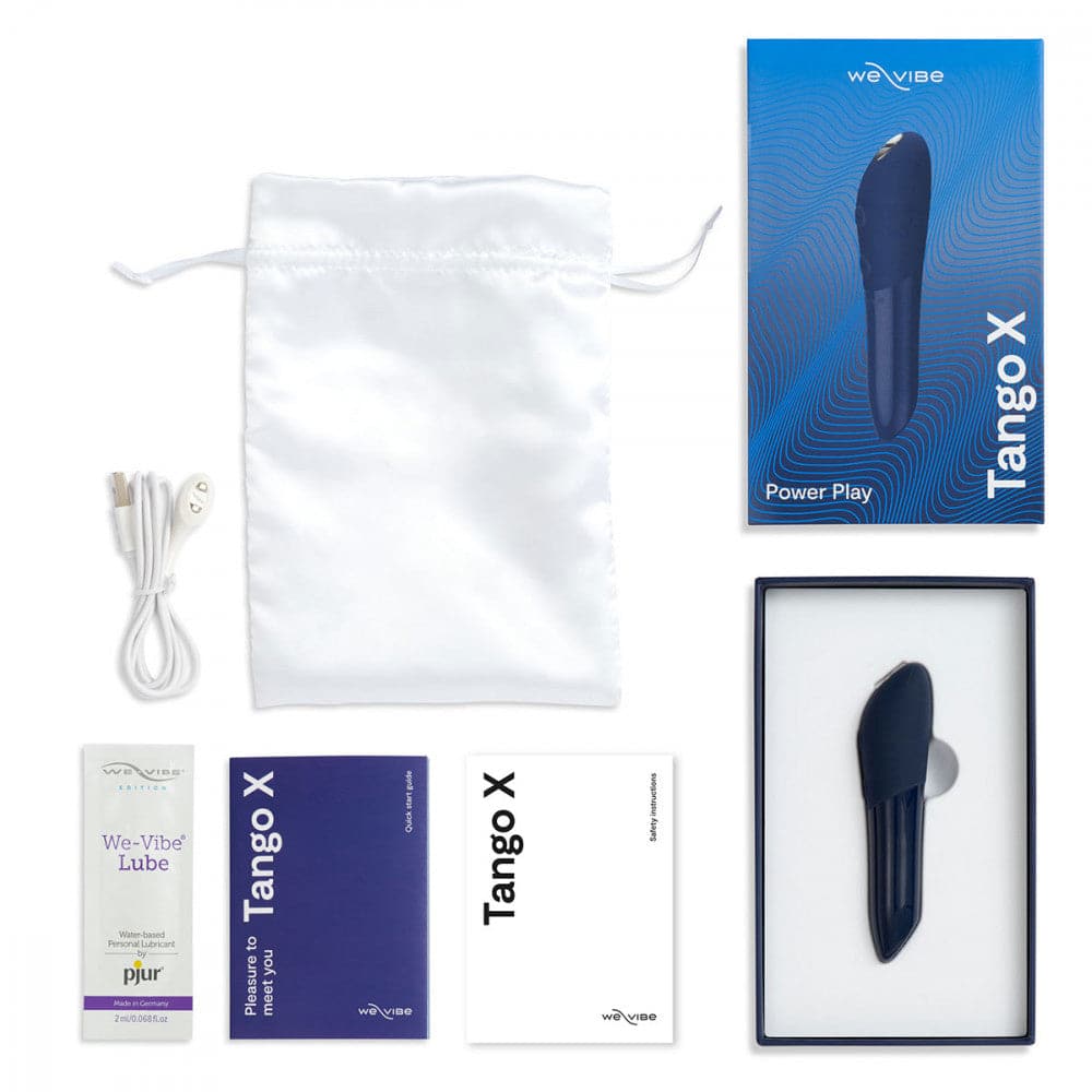 TANGO X Powerful Waterproof Bullet Vibrator - Midnight Blue - RodeoH