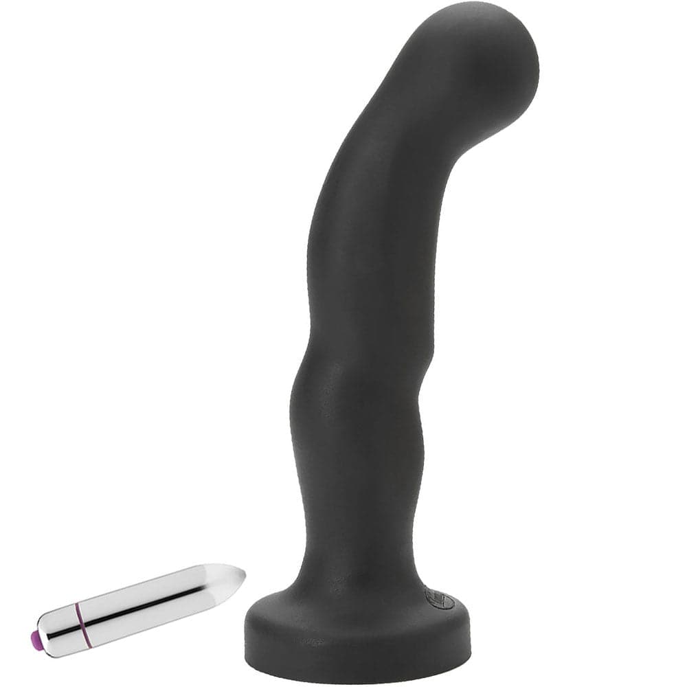 tantus p spot vibrating silicone dildo