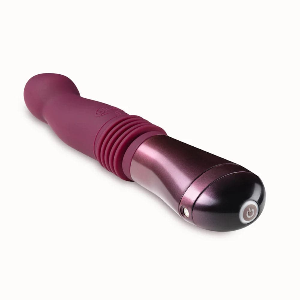 Temptasia Trixie Thrusting Silicone Dildo - Wine - RodeoH