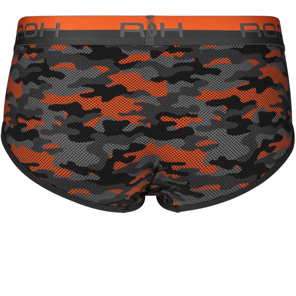 Top Loading Brief Packing Underwear - Orange Camo - RodeoH