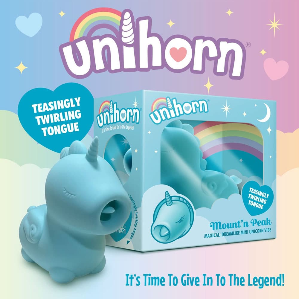 Unihorn Mount'n Peak Clitoral Flickering Pulsator Stimulator - RodeoH