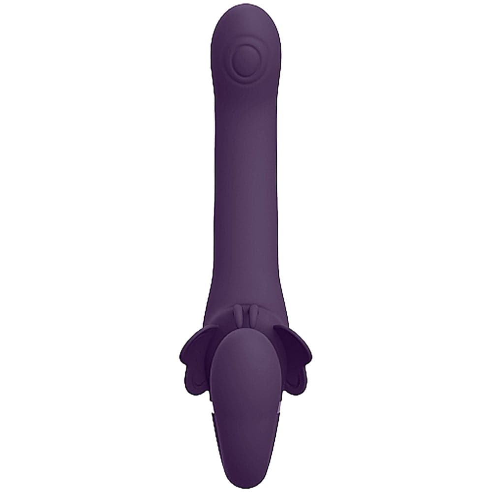 VIVE Satu Pulse-Wave & Vibrating Strapless Strapon - Purple - RodeoH
