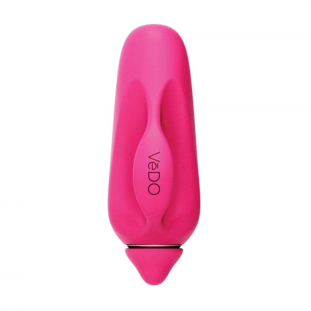 VIVI Rechargeable Silicone Finger Vibrator - Hot Pink - RodeoH