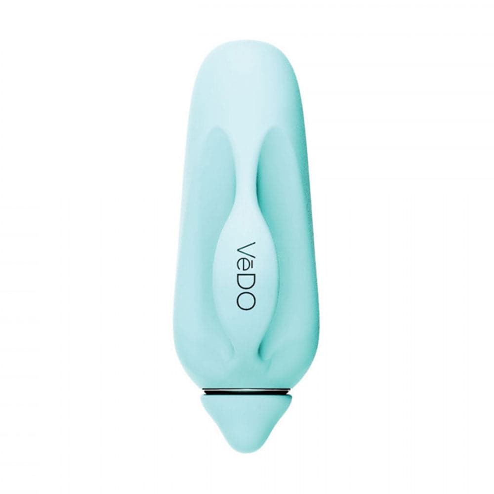 VIVI Rechargeable Silicone Finger Vibrator - Turquoise - RodeoH