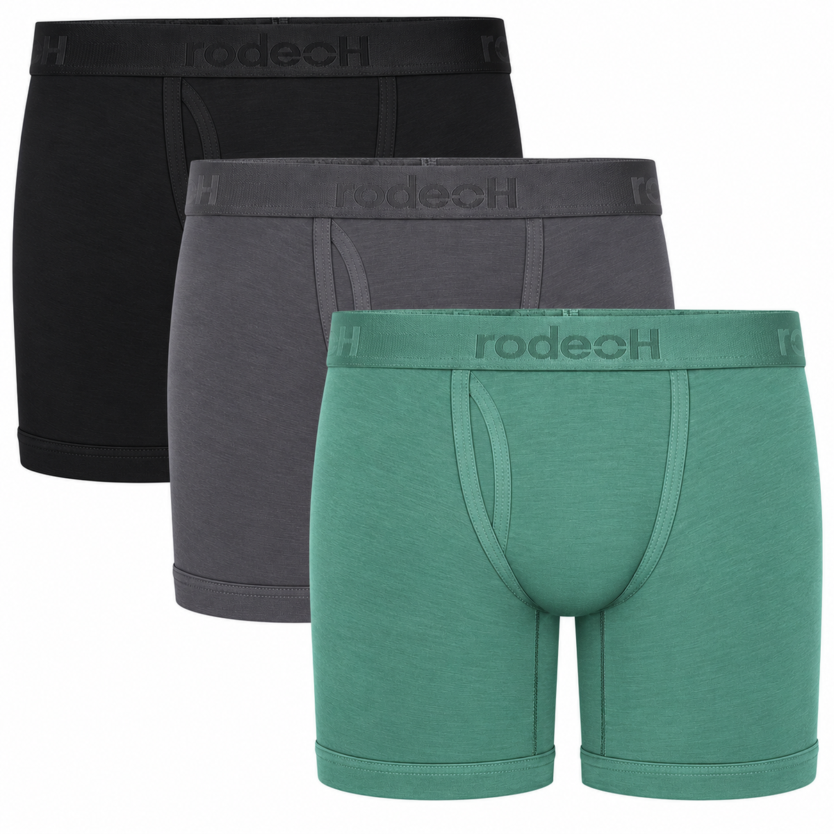6" Shift Boxer Underwear 3 Pack - Pacific Calm - Multipack