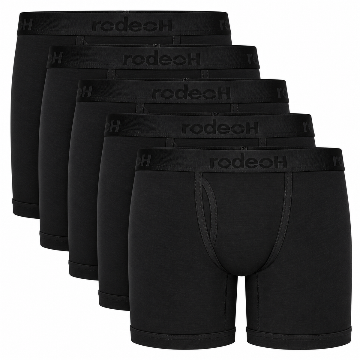 6" Shift Boxer Packer Underwear 5 Pack - Black - Multipack