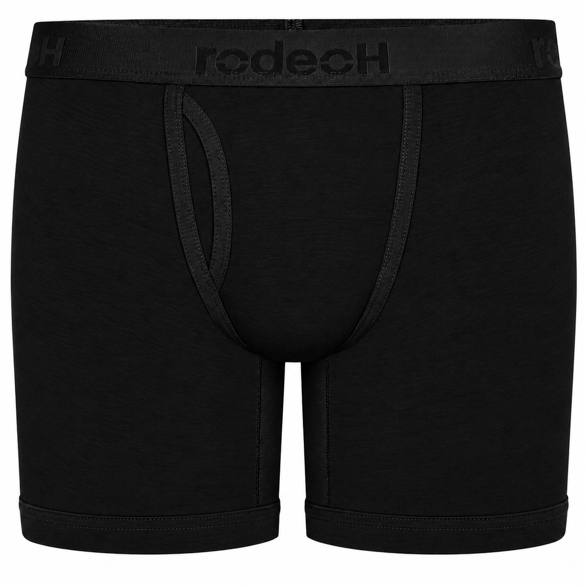 RodeoH 6 inch Top Loading Packing Boxer in Black, front view