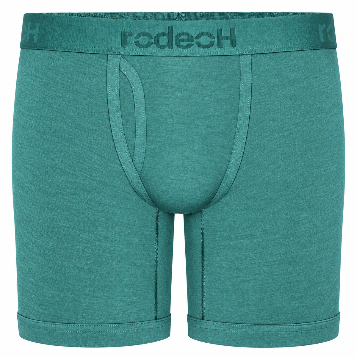 RodeoH Shift 9 inch Boxer in Pacific Teal, front view