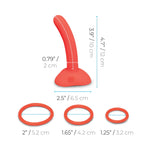 Beginners Strap-On Harness Set with 4" in. Silicone Dildo
