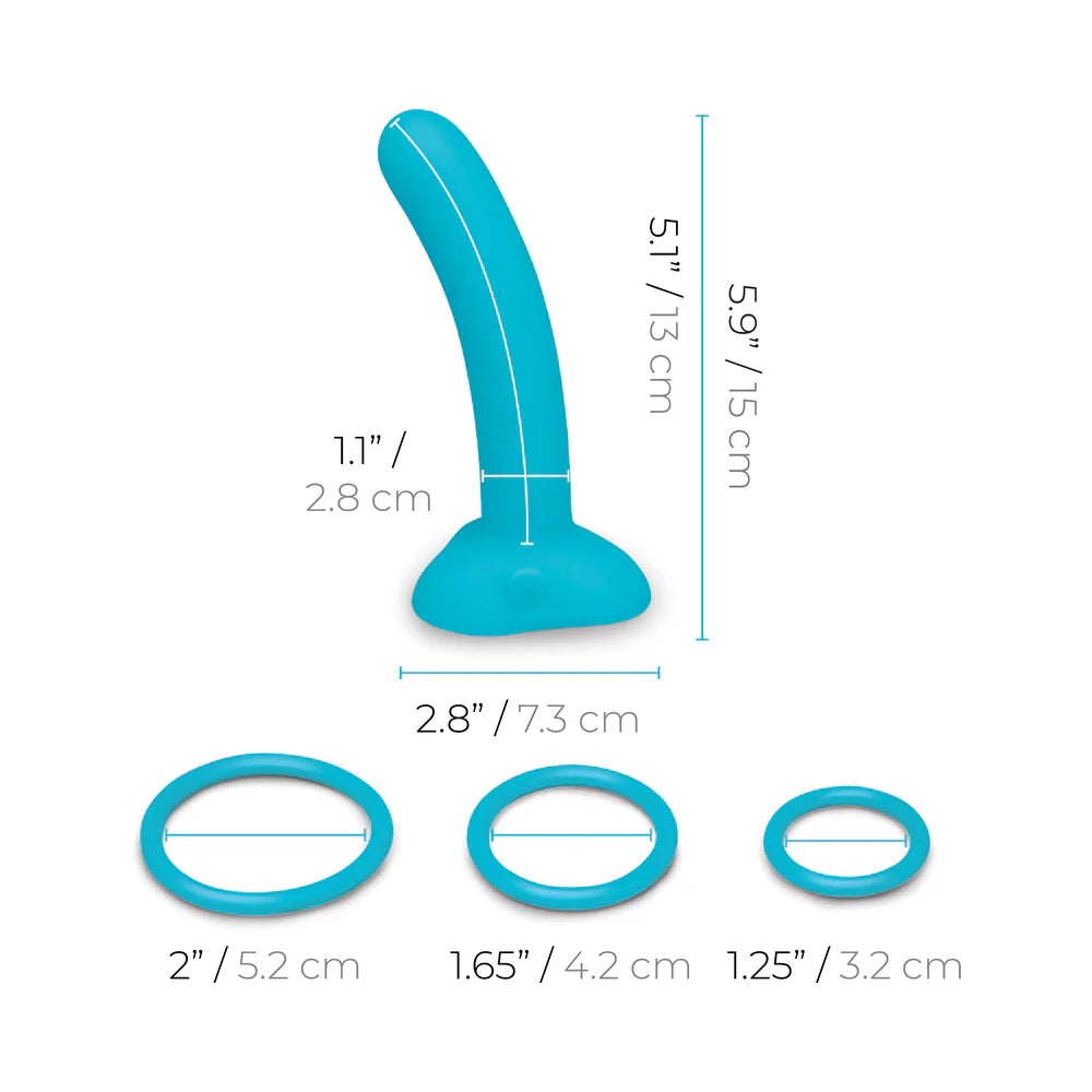 Every Body Strap-On Harness Set with 6" Silicone Dildo Peg