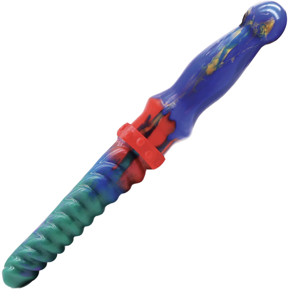 Alien Nation Double Demon Dual Ended Silicone Dildo - Multicolor