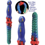 Alien Nation Double Demon Dual Ended Silicone Dildo - Multicolor