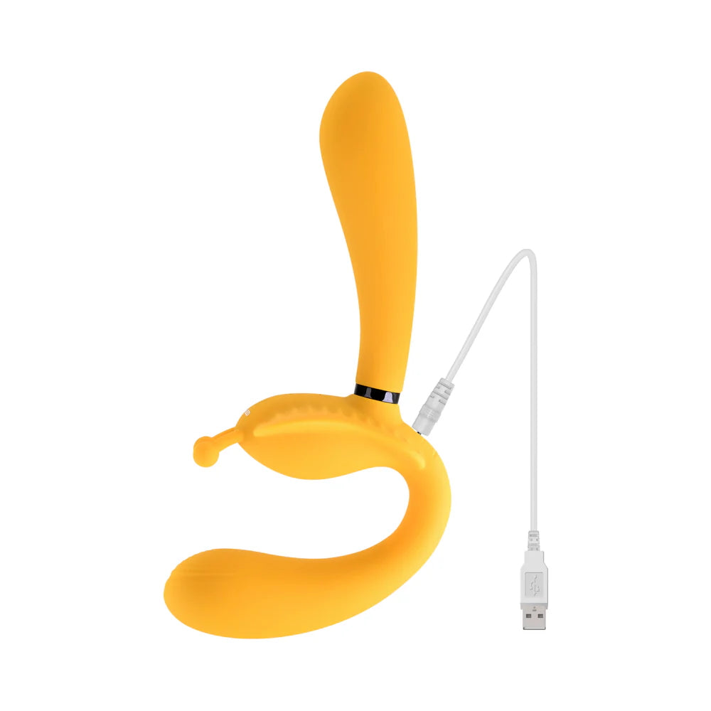 Monarch Rechargeable Silicone Multifunction Vibrating Strapless Strap-On